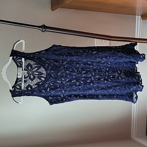 J. Valdi lace beach cover up
